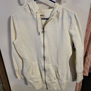 NWOT WOMANS NIKE DRI FIT DOUBLE ZIP HOODIE SZ L